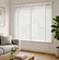 50mm White PVC Blinds with Herringbone Trapezoidal Design, Waterproof & Durable, Suitable for Living Room/Bedroom, Custom Size Supported, OEM Bulk Supply